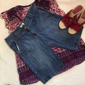 Loft brand denim Bermuda shorts